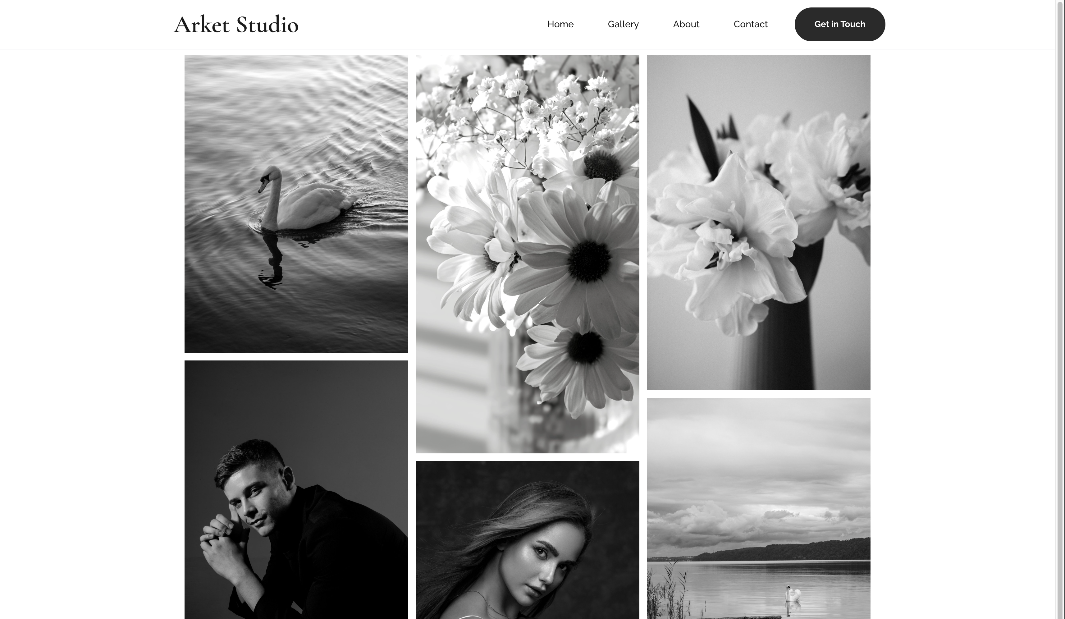 Arket Studio example website